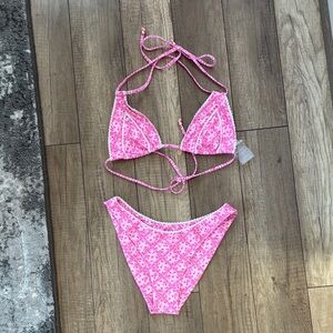 Kulani Kinis Pink Floral Bikini